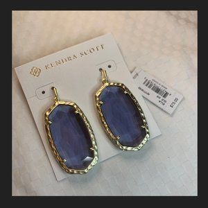 Kendra Scott Ella Earrings, Gold/Lolite
